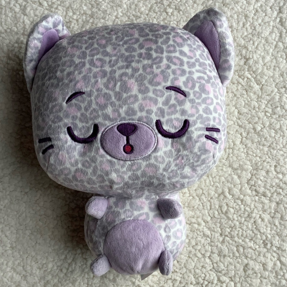 GUND Drops Gina Spots Plush Leopard Kitten Cat Embroidered Eyes Stuffed Animal